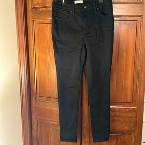 Madewell 10’ High Rise Skinny Jeans in Black size 31 regular